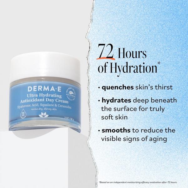 DERMA E Ultra Hydrating Antioxidant Day Cream with Hyaluronic Acid #3