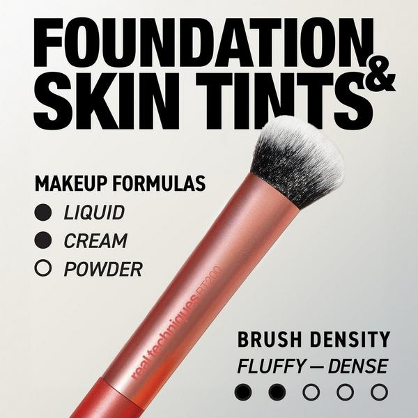 Real Techniques Expert Face Liquid and Cream Foundation Makeup Brush #2
