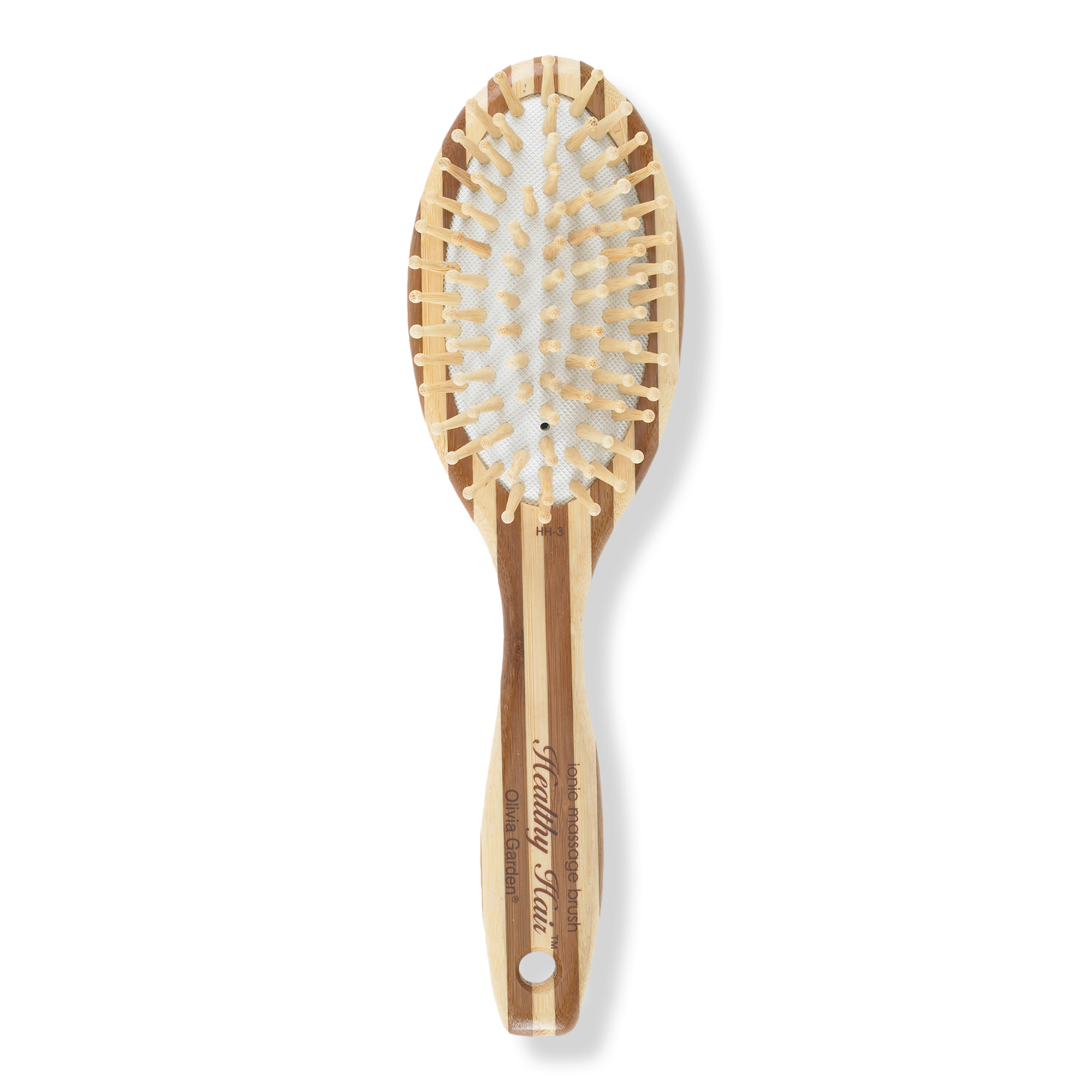 Olivia Garden Healthy Hair Eco-Friendly Bamboo Ionic Massage Large Oval Brush #1