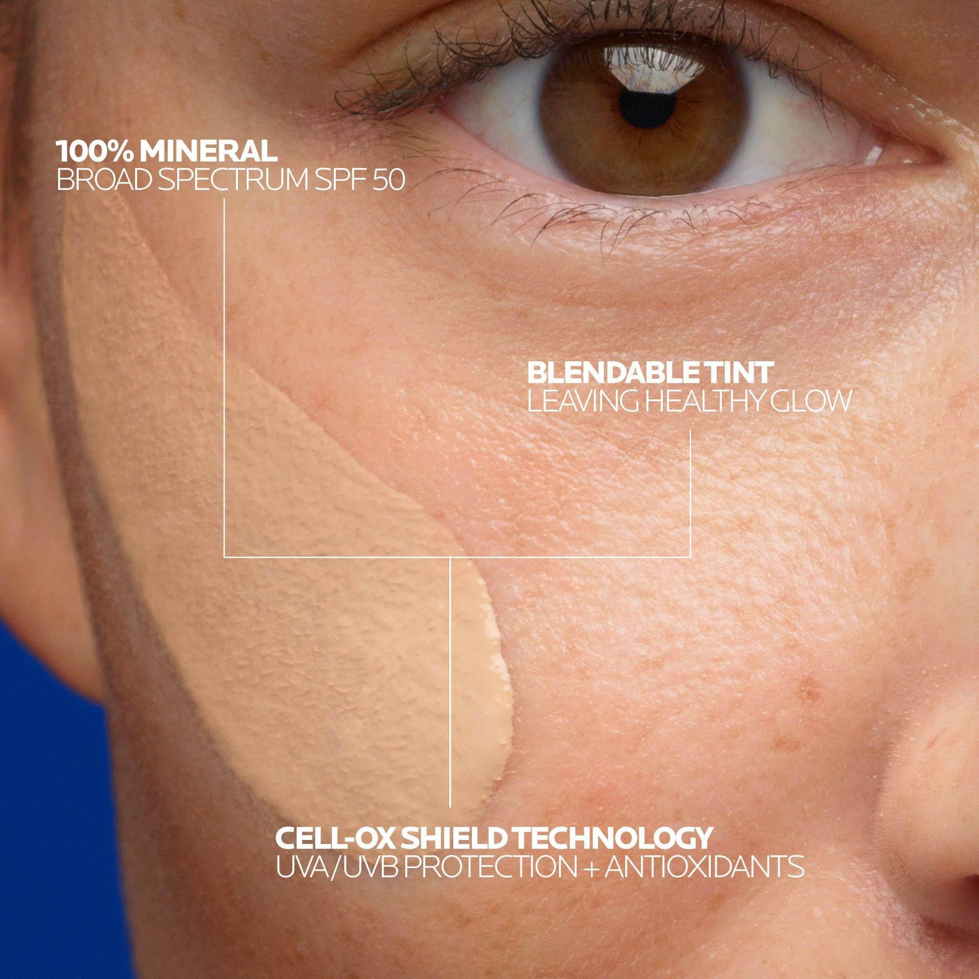 Тонирующий сверхлёгкий солнцезащитный флюид La Roche-Posay Anthelios Mineral SPF 50 — фото 3