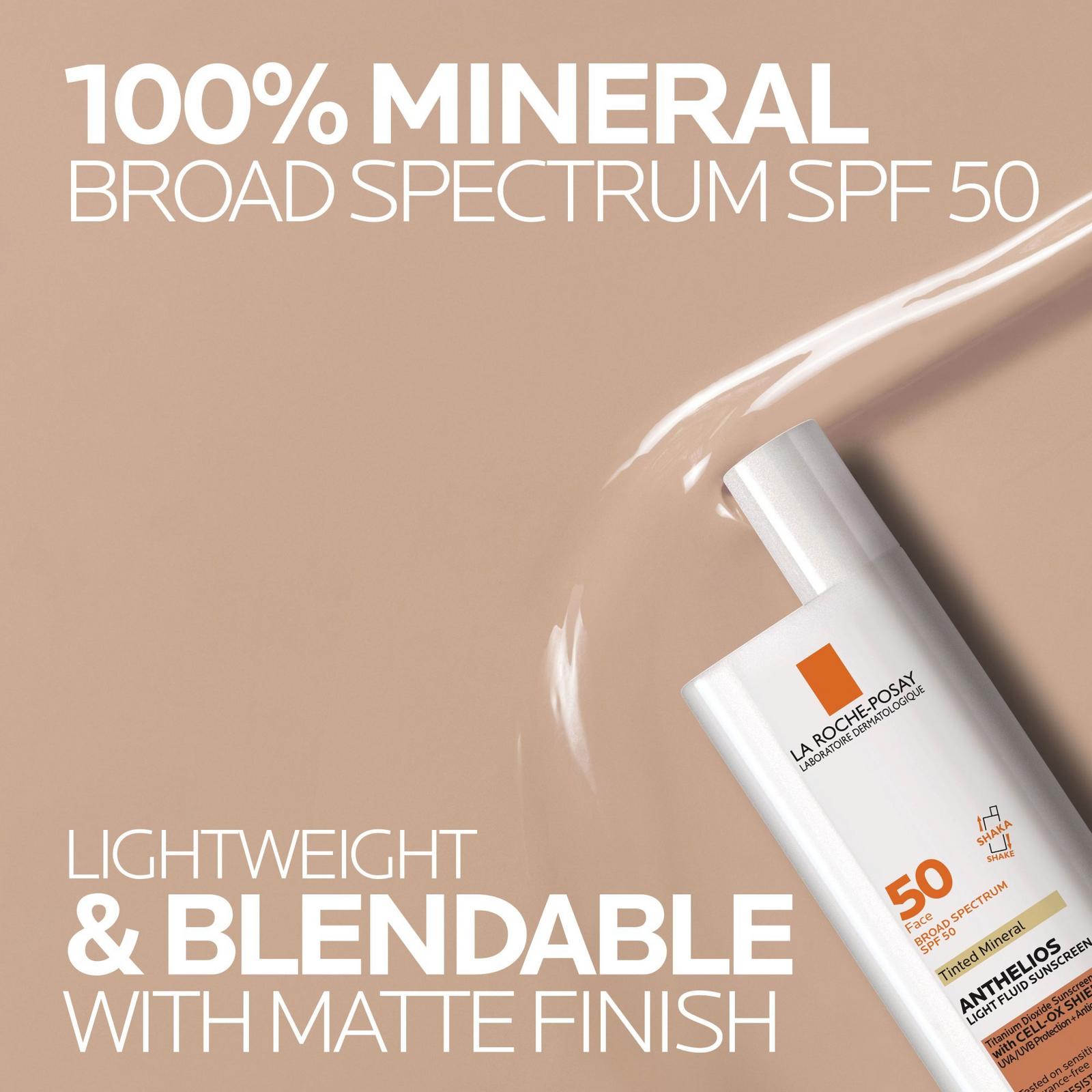 Anthelios Mineral Tinted Ultra Light Face Sunscreen Fluid SPF 50