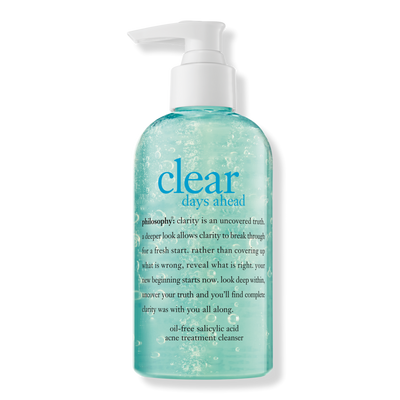 Philosophy Clear Days Ahead Oil-Free Salicylic Acid Acne Treatment Cleanser