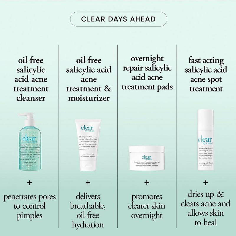 Philosophy - Clear Days Ahead Oil-Free Salicylic Acid Acne
