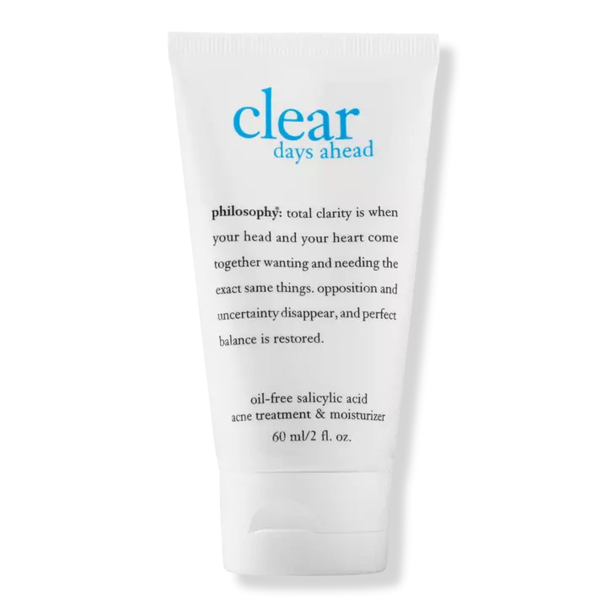 Philosophy Clear Days Ahead Oil-Free Salicylic Acid Acne Treatment & Moisturizer #1