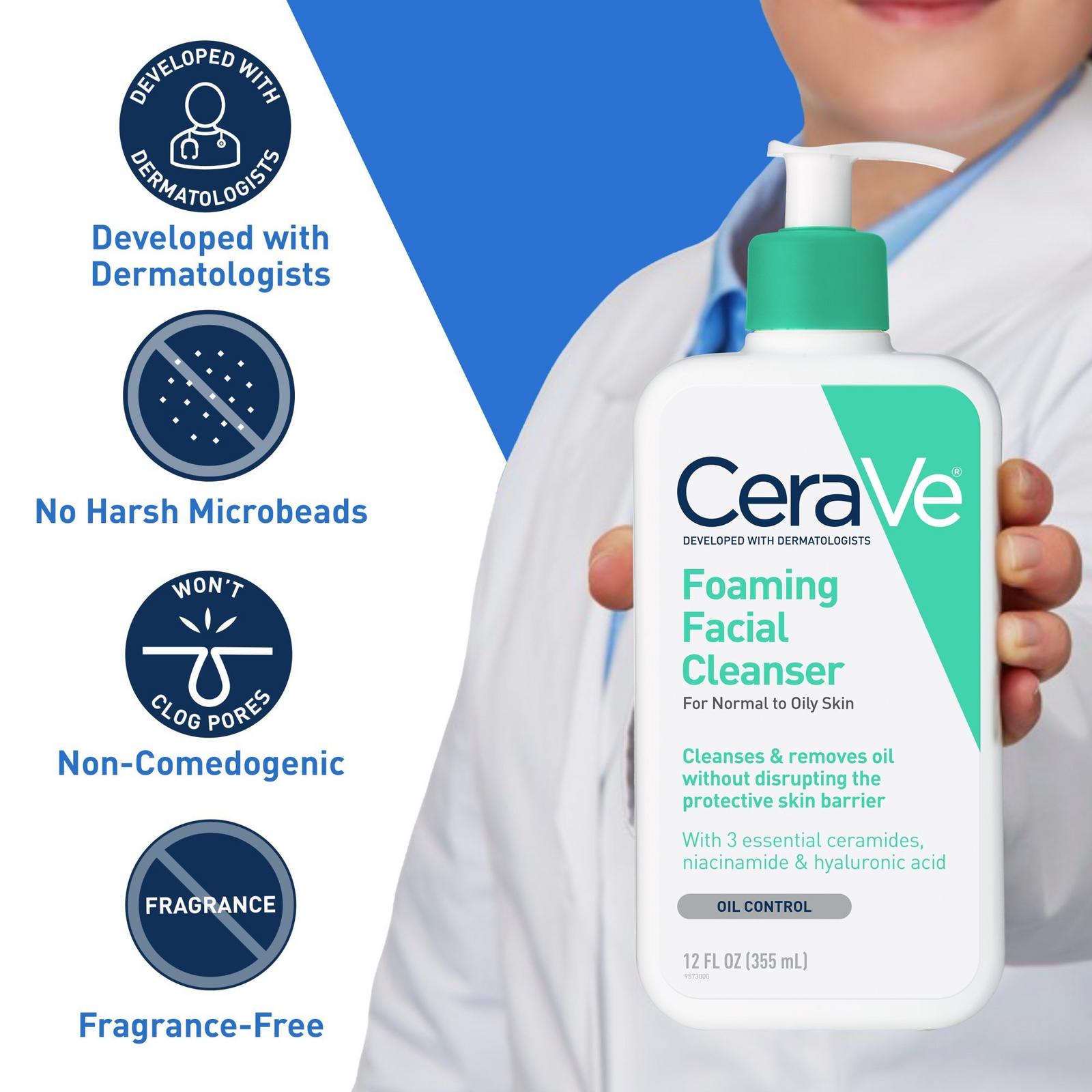 Foaming Facial Cleanser for Balanced to Oily Skin