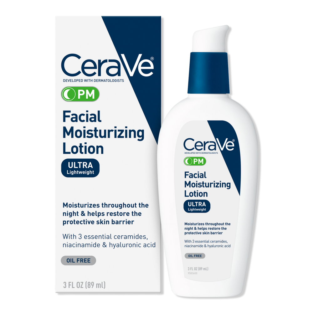 PM Facial Moisturizing Lotion with Hyaluronic Acid for All Skin Types