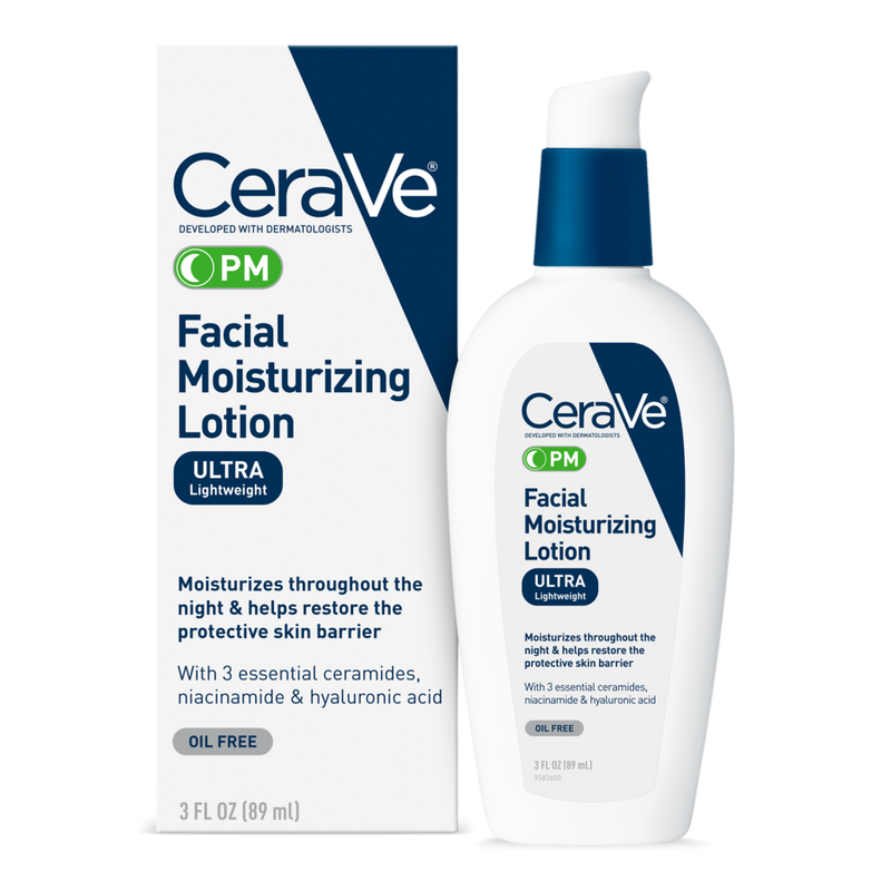 PM Facial Moisturizing Lotion with Hyaluronic Acid for All Skin Types