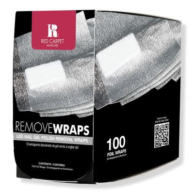 Red Carpet Manicure Nail Remover Wraps For Gel, Dip, & Tips