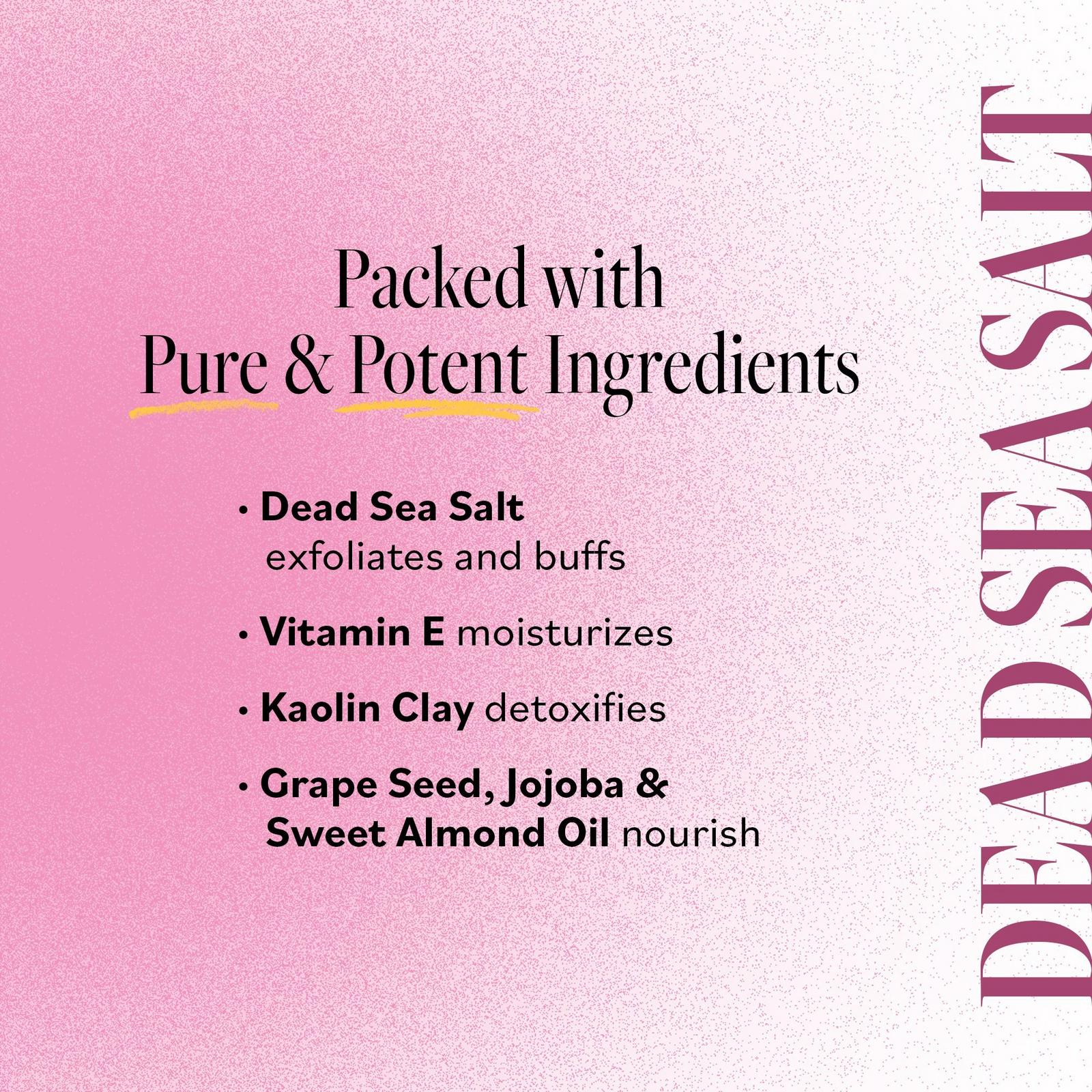 Dead Sea Salt Microdermabrasion Scrub