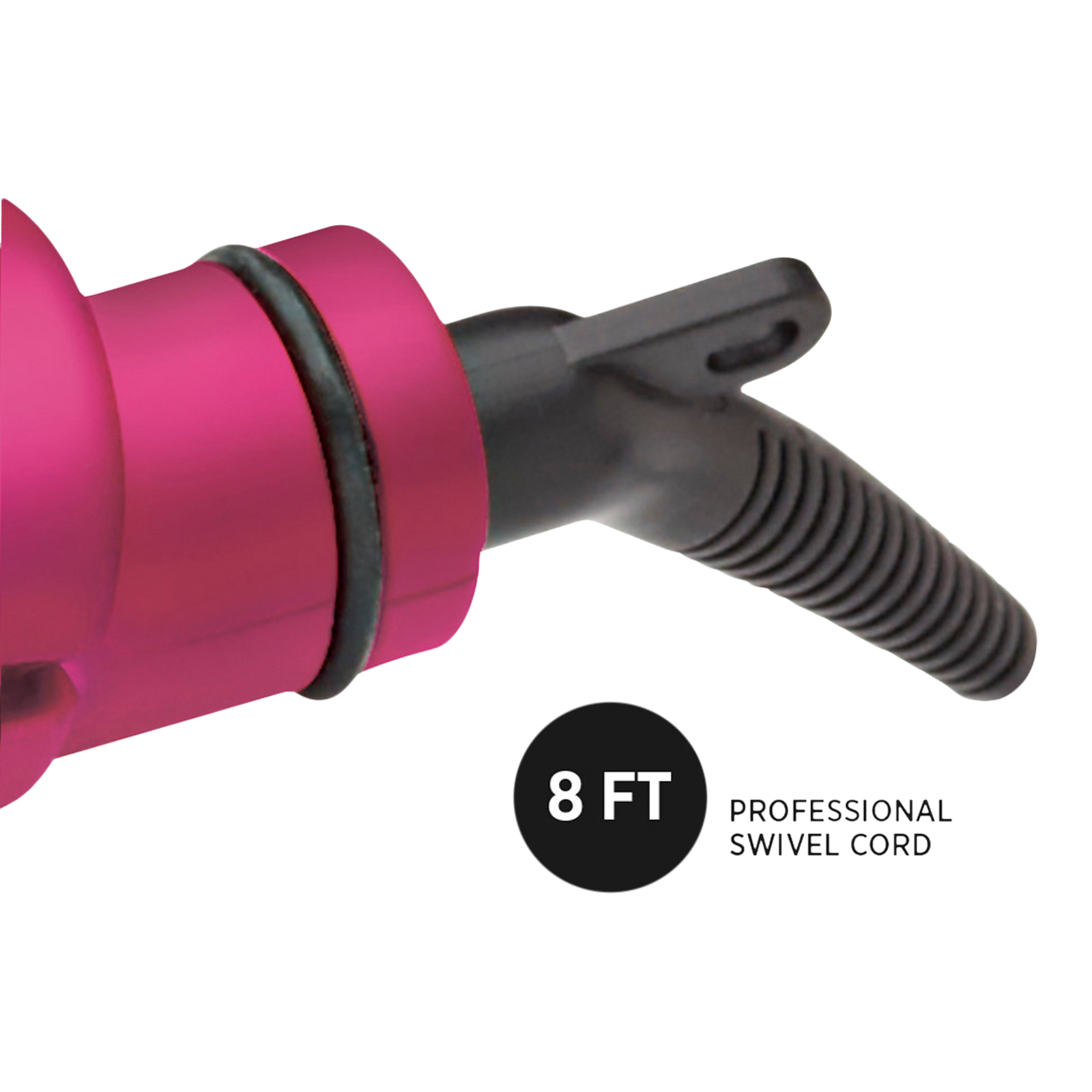 Professional 1" Titanium Digital Flat Iron, Red