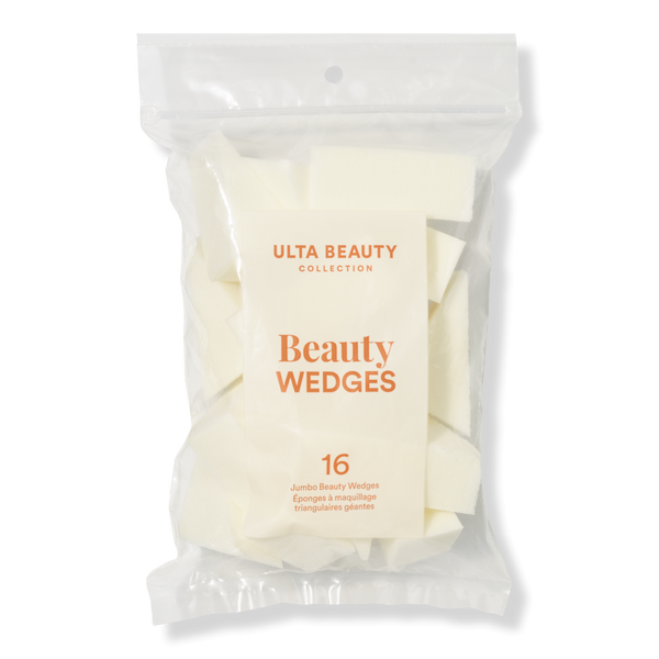 Economy white latex-free wedge makeup sponges