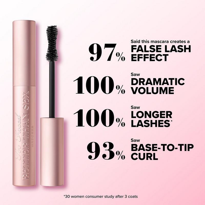 Too Faced Travel Size Better Than Sex Volumizing & Lengthening Mascara #7