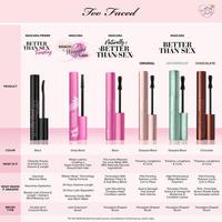 Too Faced Travel Size Better Than Sex Volumizing & Lengthening Mascara #9