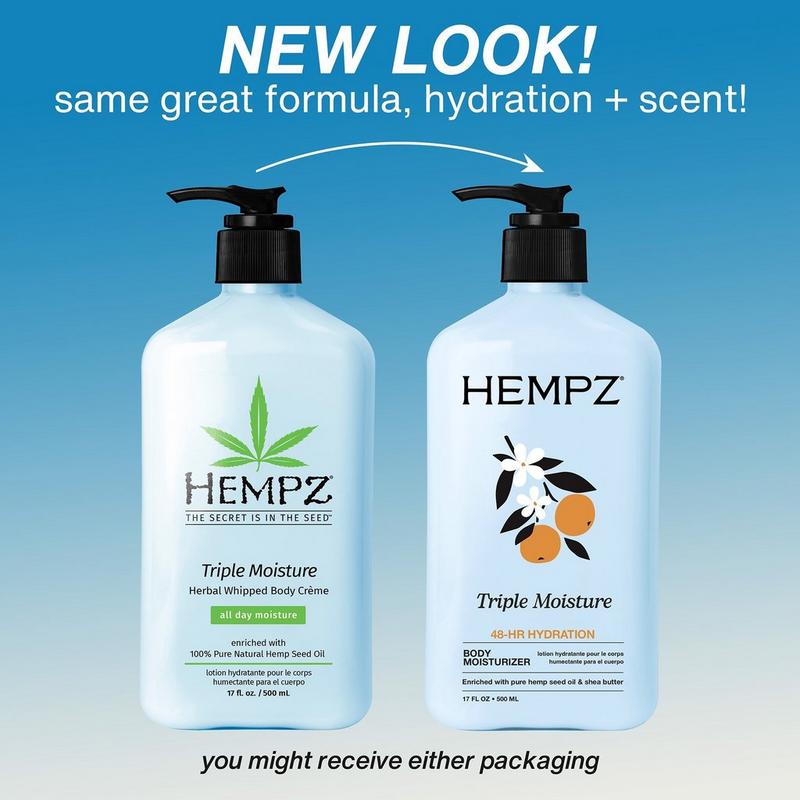 Hempz - 17.0 oz Triple Moisture Herbal Whipped Body Creme | Ulta