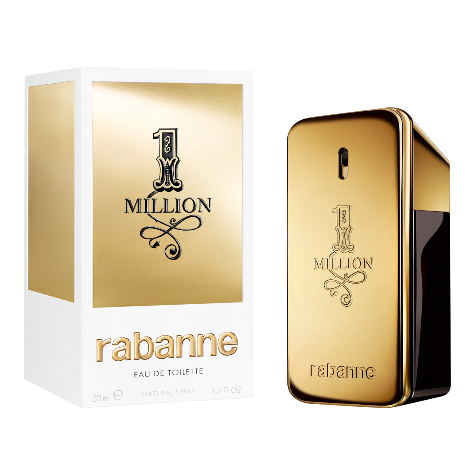 1 Million Eau De Toilette Spray By Paco Rabanne - 1.7 oz 1 Million Eau De Toilette Spray By Paco Rabanne - 1.7 oz