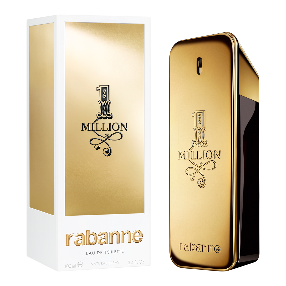 Paco Rabanne 1 Million Parfum popular 3.4 oz