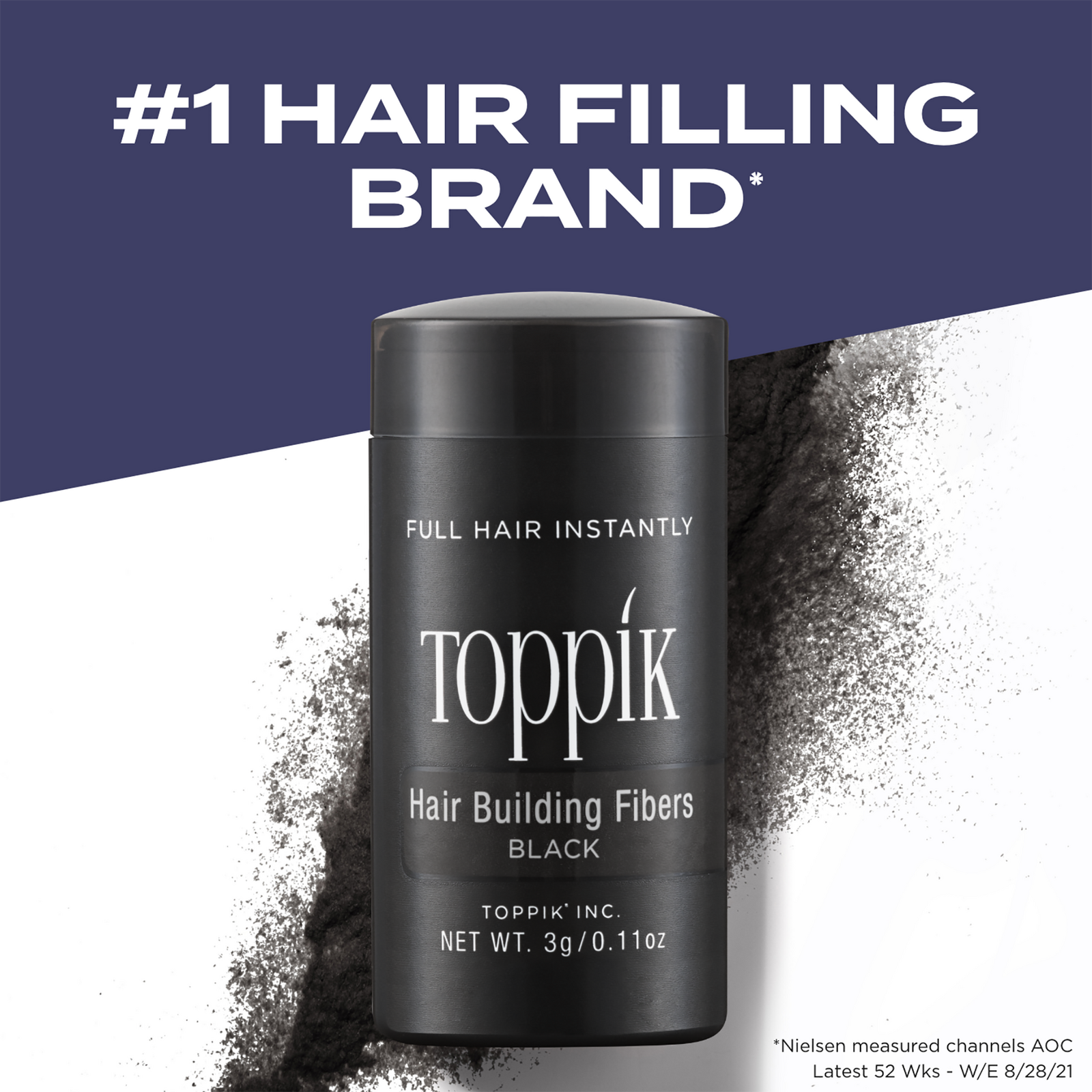Hair Building Fibers - Black