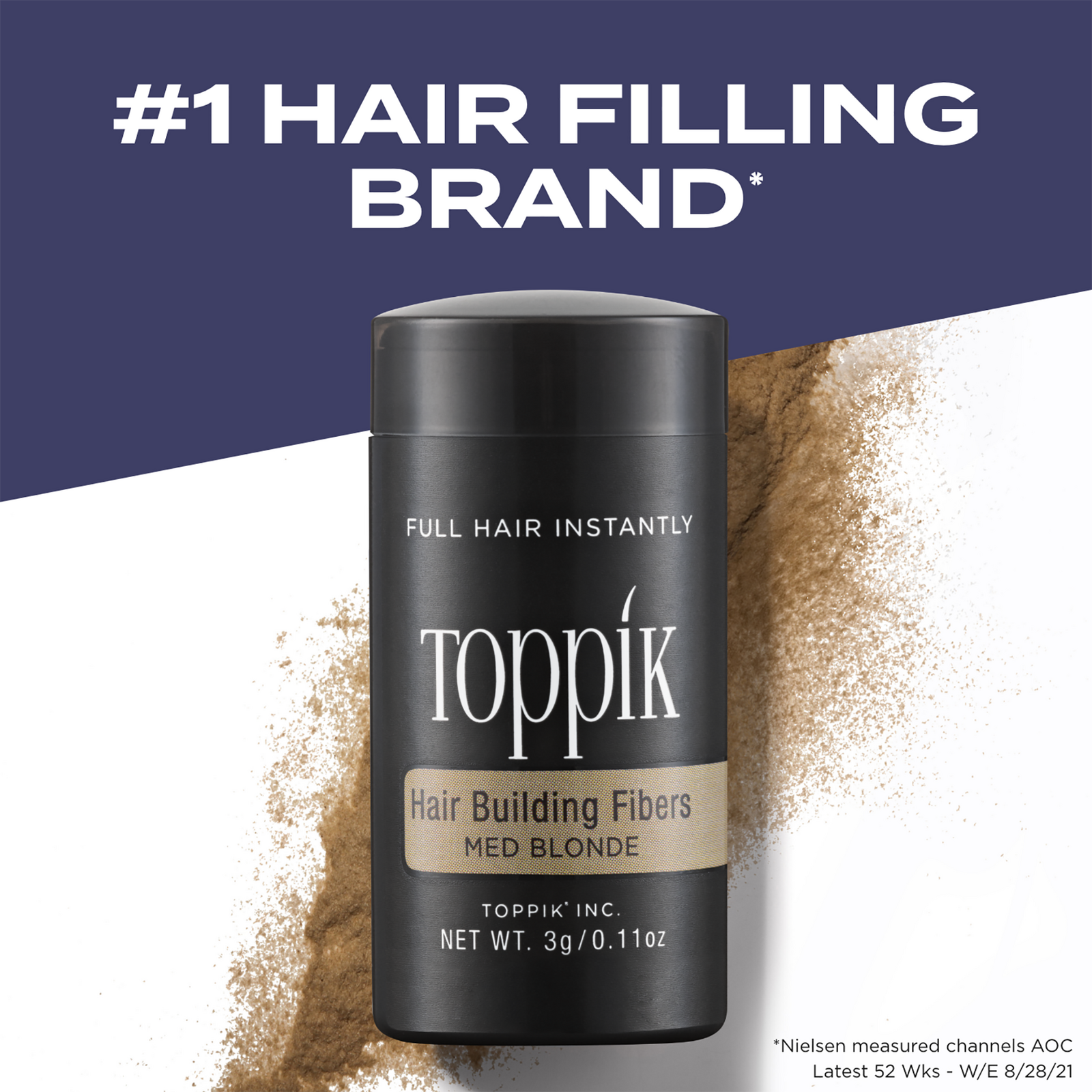 Hair Building Fibers - Medium Blonde