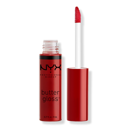 NYX Professional Makeup Butter Gloss Non-Sticky Lip Gloss - Red Velvet