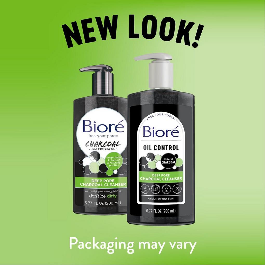 Biore charcoal face deals wash