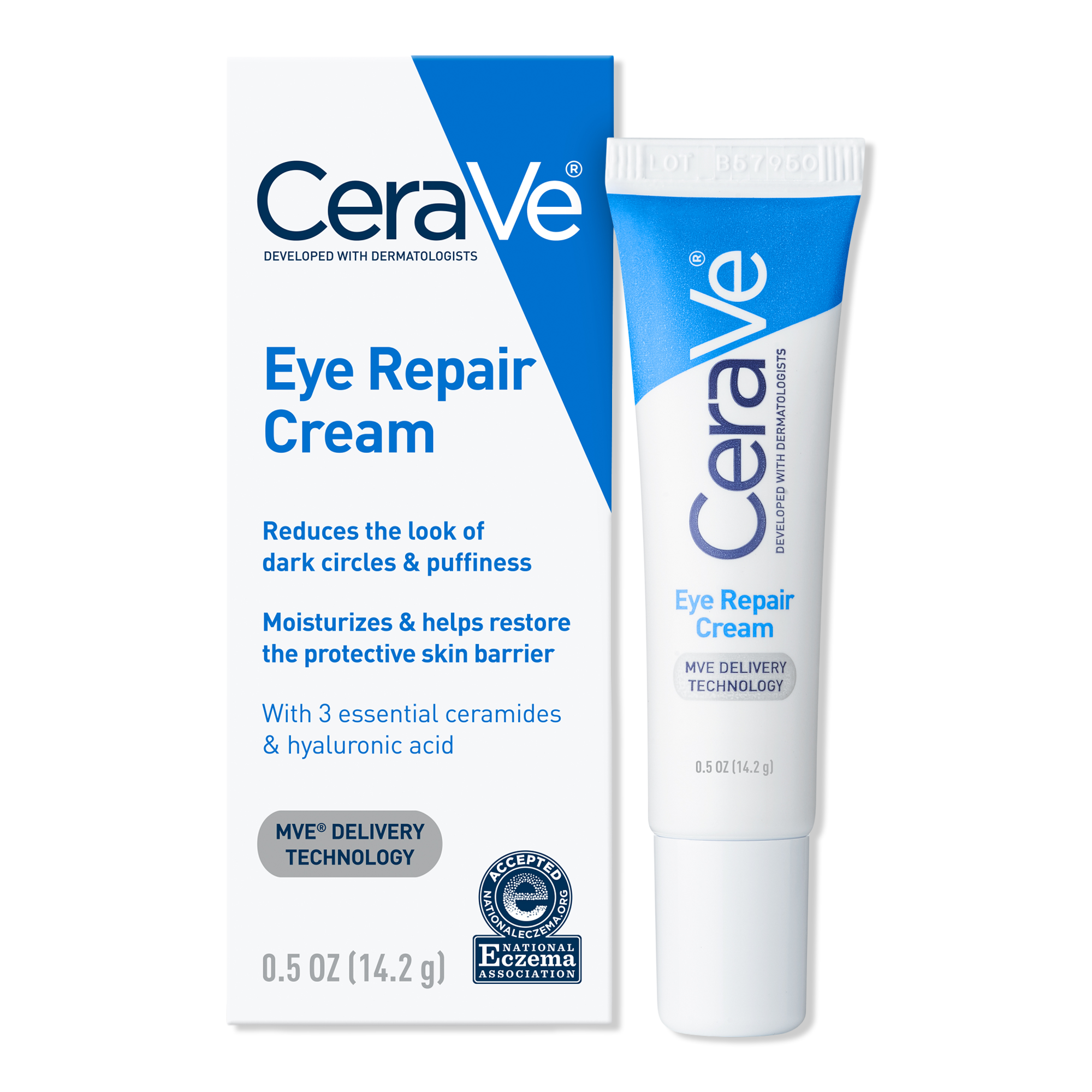 CeraVe Eye Repair Cream for Dark Circles and Puffiness for All Skin Types #1