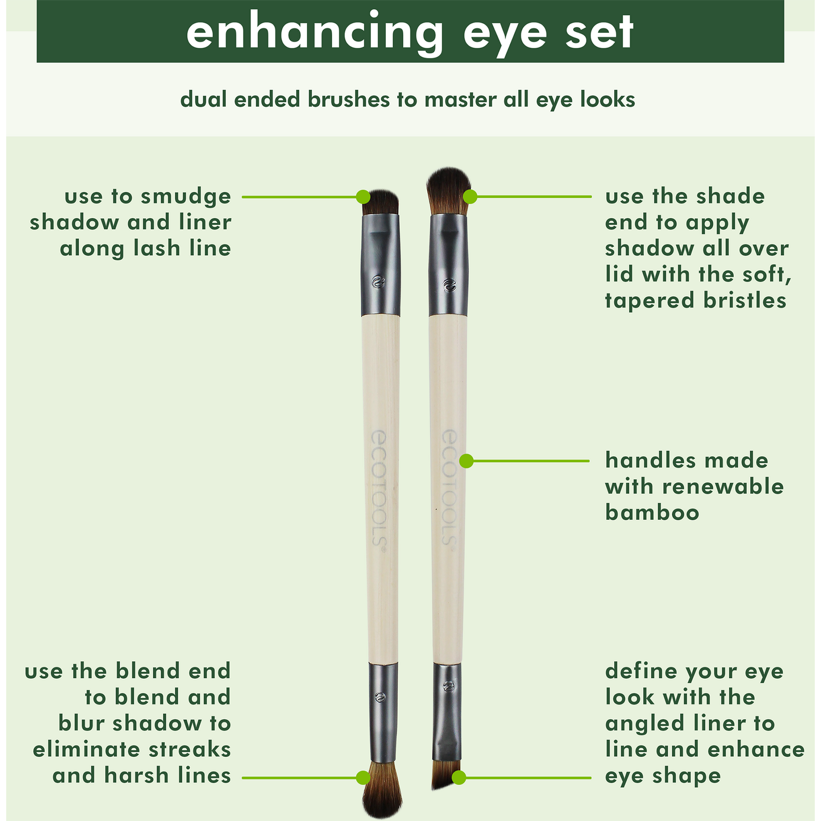 Enhancing Eye Makeup Brush Set
