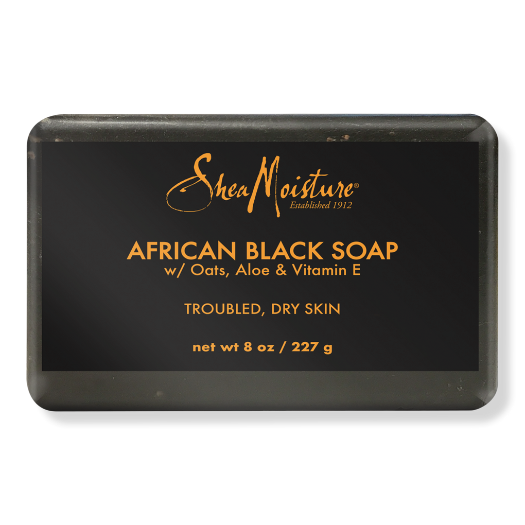 Shea Moisture African Black Soap with Shea Butter - 8 oz bar