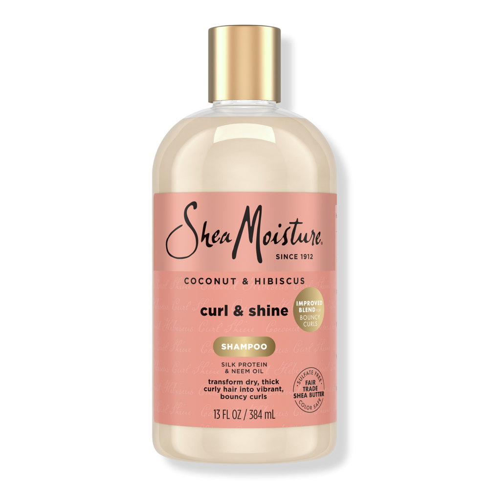 Sheamoisture Coconut & Hibiscus Curl & Shine Shampoo - 13.0 oz