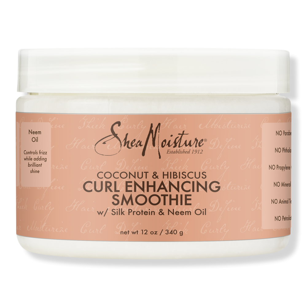 Sheamoisture Coconut & Hibiscus Smoothie Curl Enhancing Cream - 12.0 oz