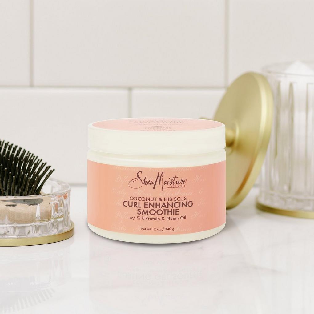 Shea moisture curl enhancing smoothie on straight outlet hair