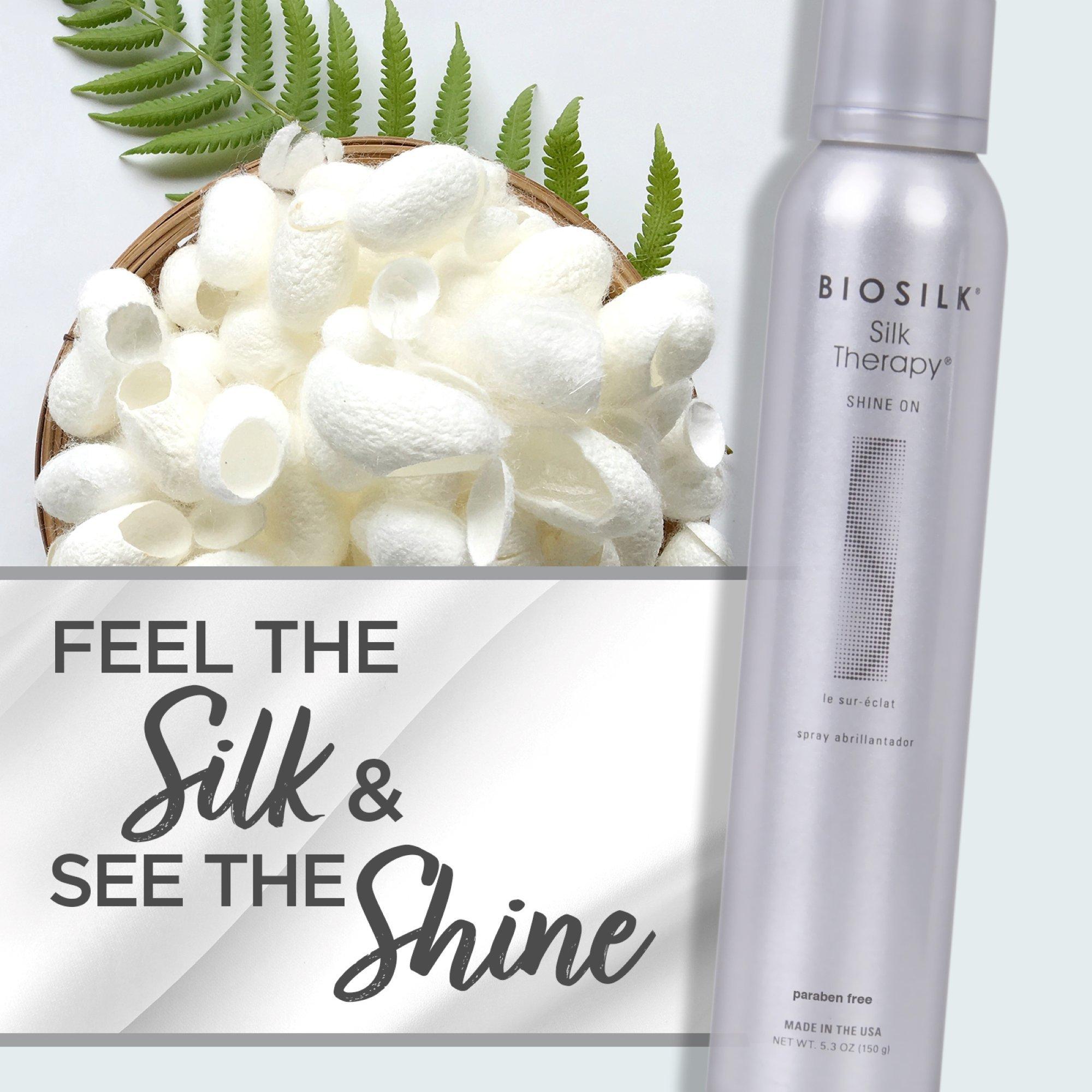 BioSilk Silk Therapy Shine On Spray - Thumbnail 4
