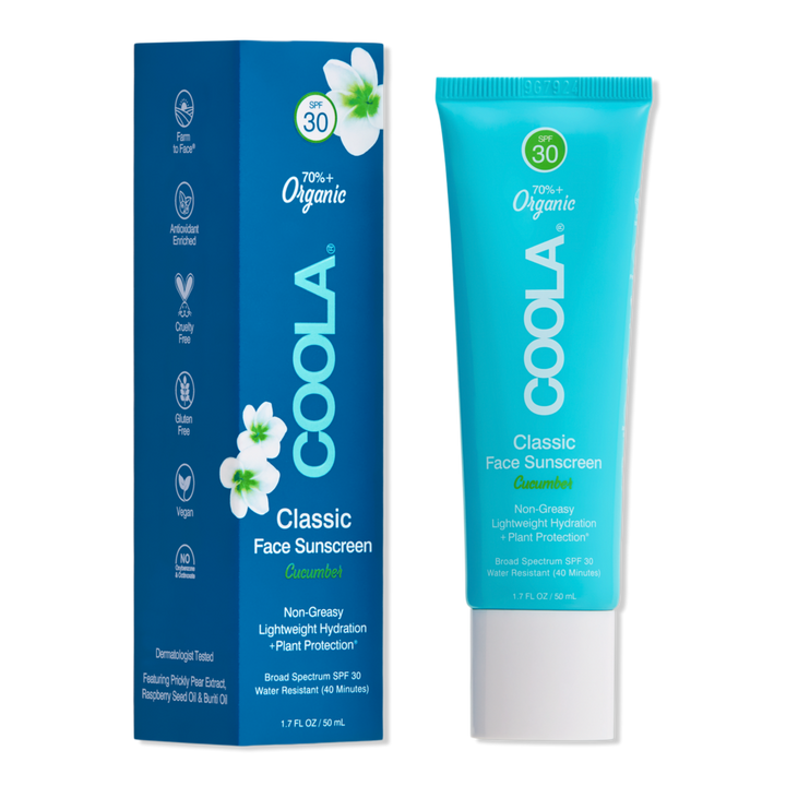 COOLA Classic Face Organic Sunscreen Lotion SPF 30 – Cucumber #1