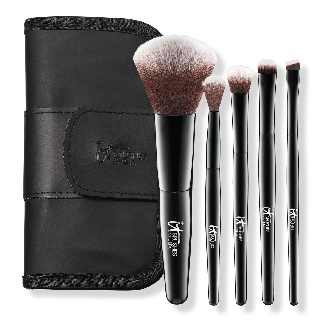 IT Brushes For ULTA Your Face & Eye Essentials Mini 5 Pc Travel Brush Set #1