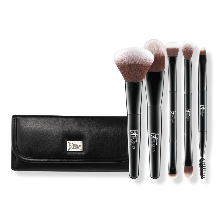 Your MultiTasker Deluxe DualEnded Travel Brush Set IT Brushes For