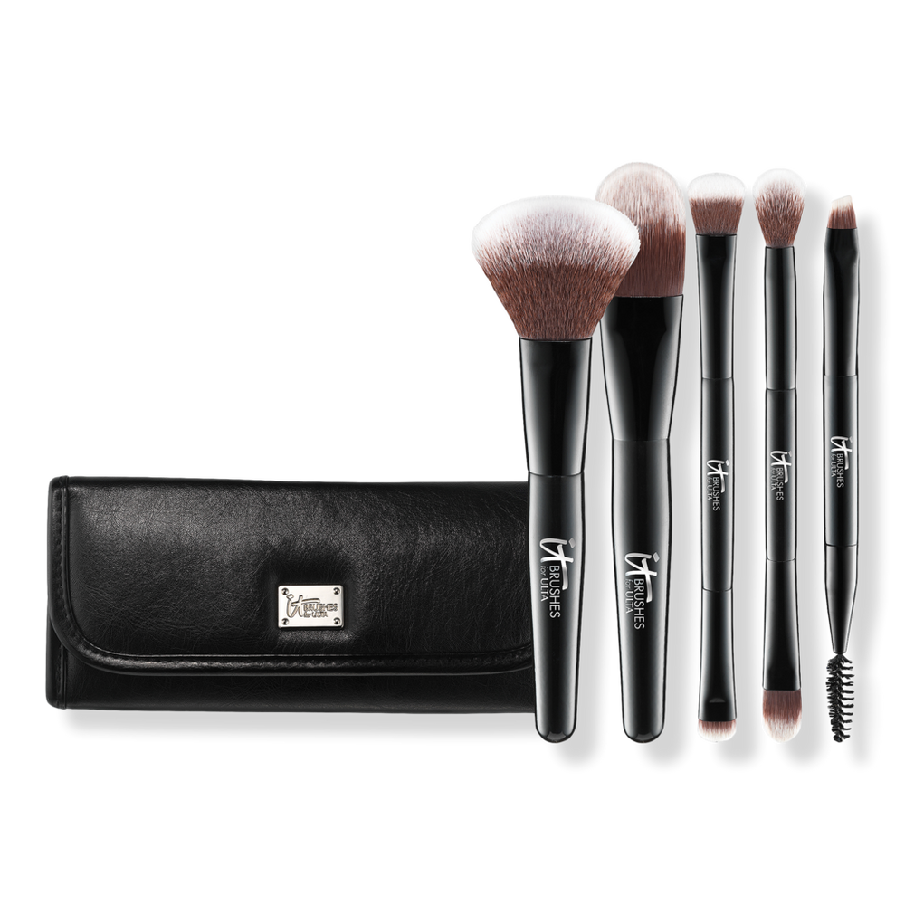 It Brushes For Ulta Your Multi-tasker Deluxe Dual-ended Travel Brush Set