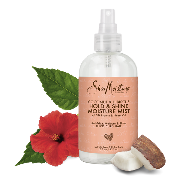 SheaMoisture Hold and Shine Moisture Mist Coconut and Hibiscus for Frizz Control #3