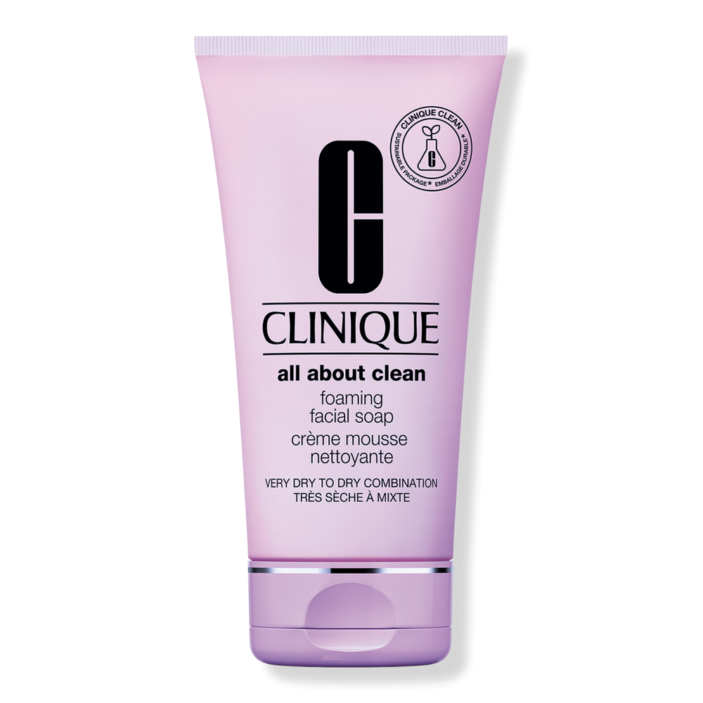 Clinique All About Clean Foaming Face Cleanser With Hyaluronic Acid - 5.0 oz
