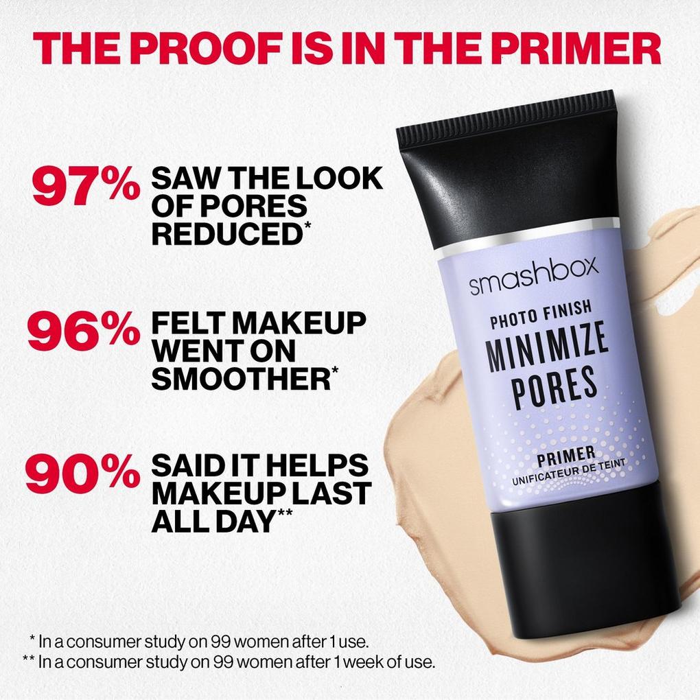 Smashbox Photo Finish Foundation Primer Pore Minimizing, Primer, Beauty &  Health