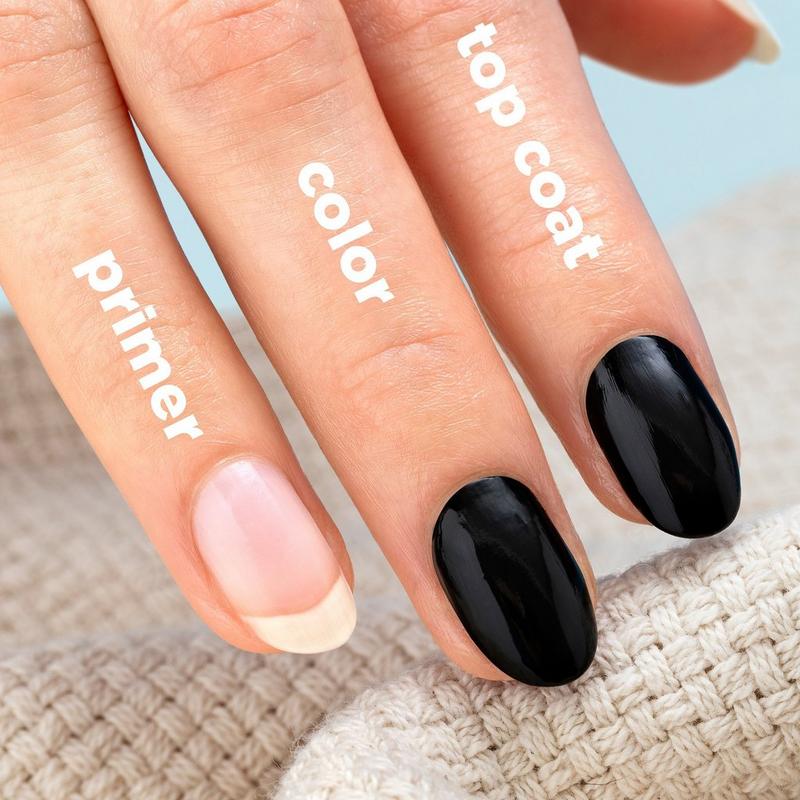 Sally Hansen - Onyx-pected Miracle Gel Nail Polish, Blacks, Whites
