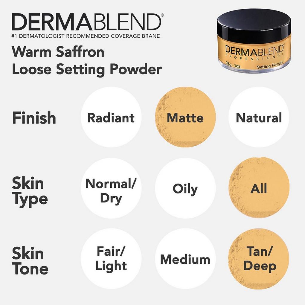 Dermablend translucent best sale powder