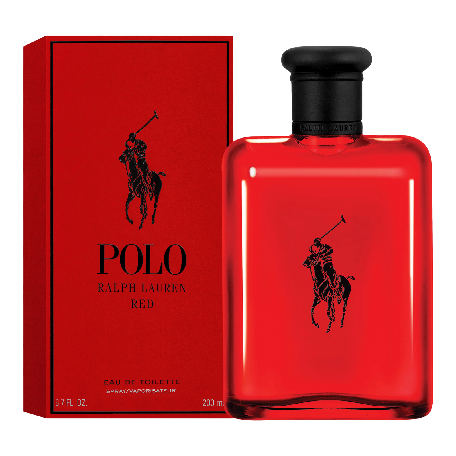 Polo Red Eau De Toilette Spray By Ralph Lauren - 6.7 oz Polo Red Eau De Toilette Spray By Ralph Lauren - 6.7 oz