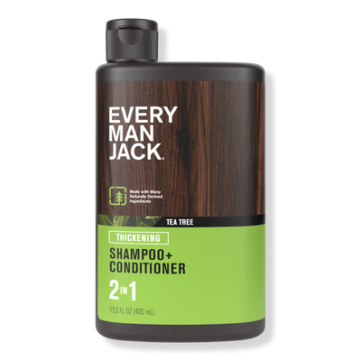 Every Man Jack Tea Tree Men's 2-in-1 Thickening Shampoo + Conditioner