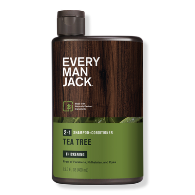 Every Man Jack Tea Tree Men's 2-in-1 Thickening Shampoo + Conditioner