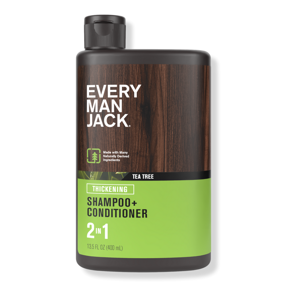 Every Man Jack Tea Tree Men's 2-in-1 Thickening Shampoo + Conditioner