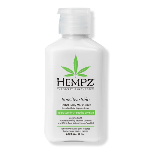 Travel Size Sensitive Skin Herbal Body Moisturizer Hempz Ulta Beauty 0395