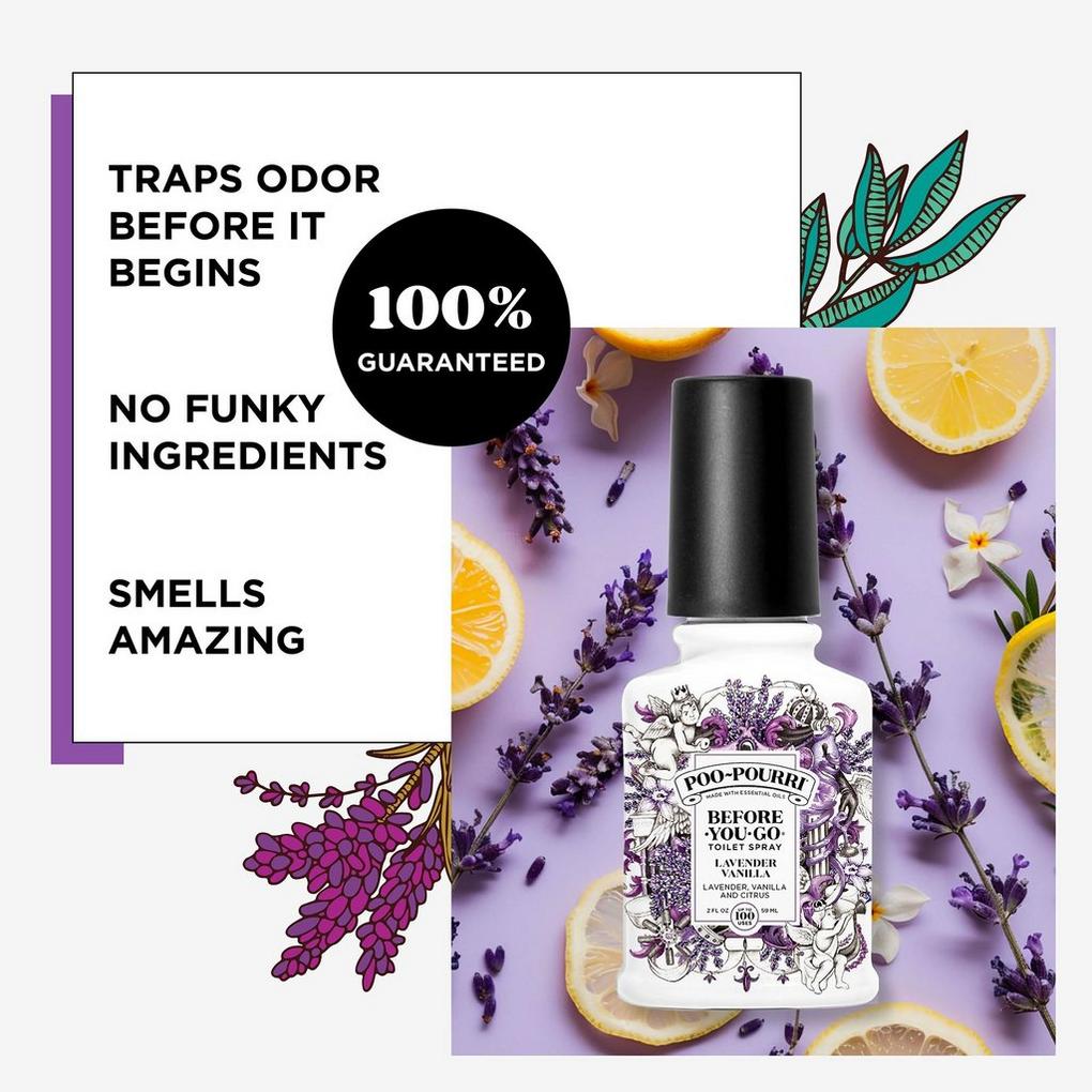 Buy Poo-Pourri Before-You- Go Toilet Spray, 2 Fl Oz, Lavender Vanilla Scent  -- ANB Baby