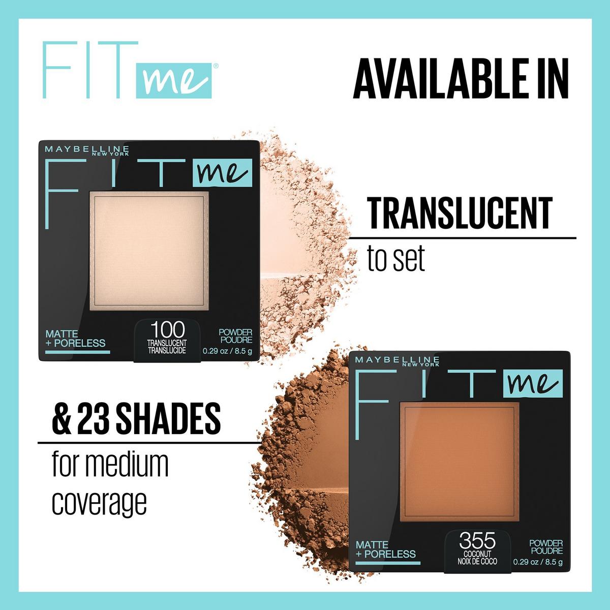 Fit Me Matte + Poreless Powder