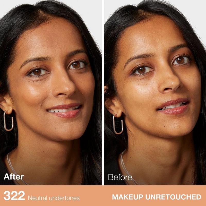 Maybelline - Warm Honey 322 Fit Me Matte + Poreless Liquid
