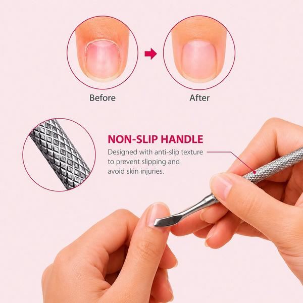 Red Carpet Manicure All-In-One Steel Nail Grooming Tool #3