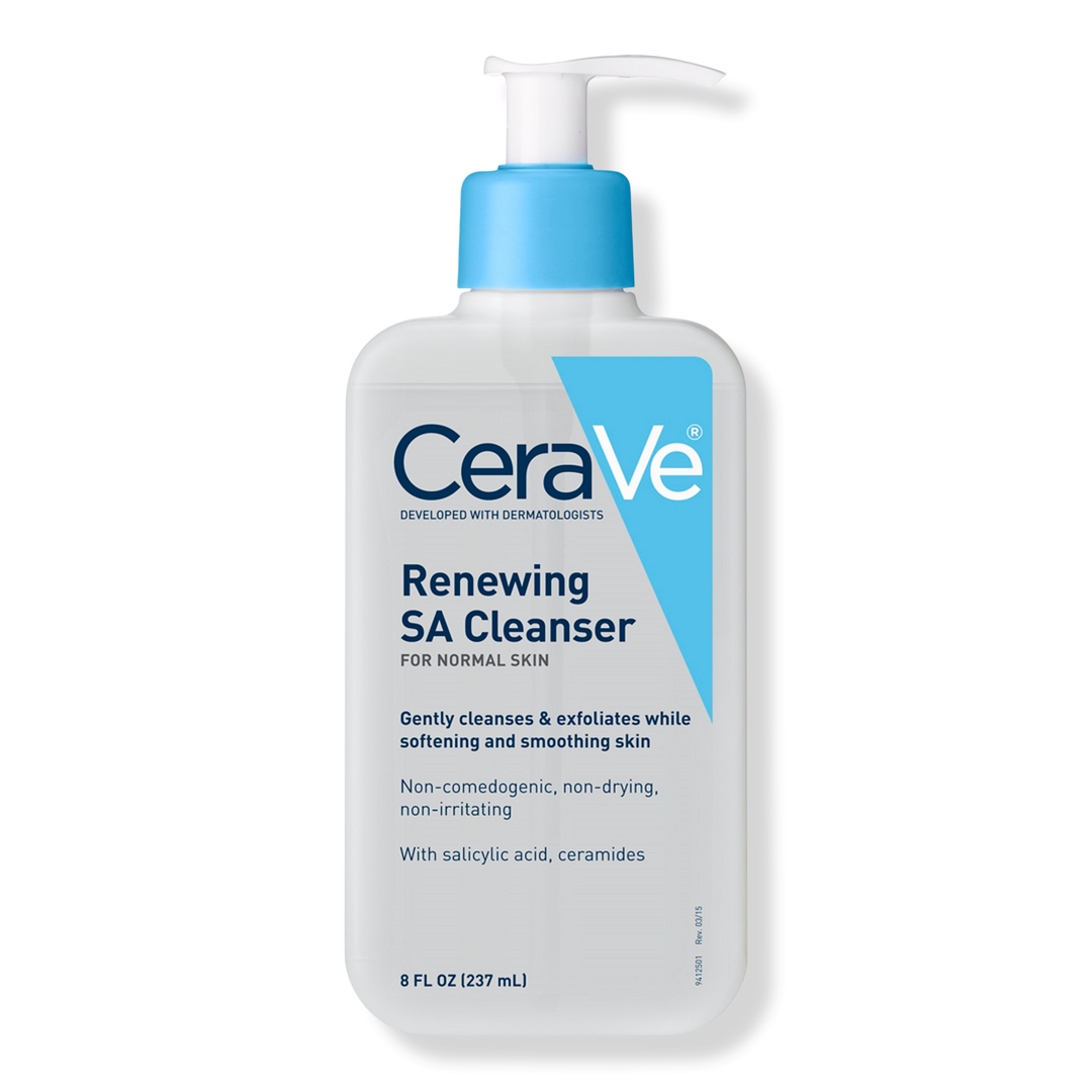 CeraVe Renewing SA Cleanser, Salicylic Acid Face Wash for Balanced Skin #1